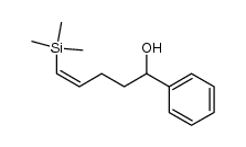 (Z)-1-phenyl-5-trimethylsilyl-4-penten-1-ol Structure