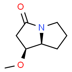 3H-Pyrrolizin-3-one,hexahydro-1-methoxy-,(1S-trans)-(9CI)结构式