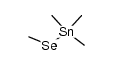 methyl trimethylstannylselenide Structure