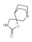 (S)-螺[1-氮杂双环[2.2.2]辛烷-3,5'-恶唑啉]-2'-酮结构式