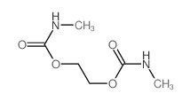 1,2-Ethanediol,1,2-bis(N-methylcarbamate) structure