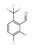 3-CHLORO-2-FLUORO-6-(TRIFLUOROMETHYL)BENZALDEHYDE structure