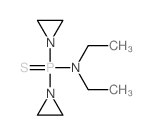 Phosphinothioic amide, P,P-bis (1-aziridinyl)-N,N-diethyl- (8CI 9CI) structure