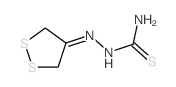 2-(1,2-Dithiolan-4-ylidene)hydrazinecarbothioamide structure