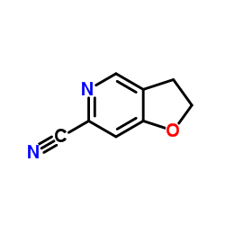 Furo[3,2-c]pyridine-6-carbonitrile, 2,3-dihydro- (9CI) Structure