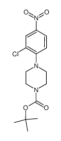 1-Boc-4-(2-chloro-4-nitrophenyl)piperazine structure