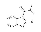 N-(iso-butyryl)benzoxazoline-2-thione结构式