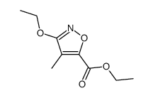 ethyl 3-ethoxy-4-methylisoxazole-5-carboxylate Structure