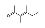 (E)-3,4-Dimethyl-3-hexen-2-one结构式