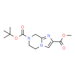 7-叔丁基2-甲基5,6-二氢咪唑并[1,2-a]吡嗪-2,7(8H)-二甲酸酯图片