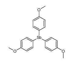 tris(p-anisyl)antimony Structure