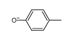 4-methylphenolate anion结构式