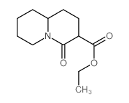 2H-Quinolizine-3-carboxylicacid, octahydro-4-oxo-, ethyl ester Structure