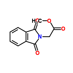 Methyl phthalimidoacetate Structure