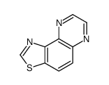 Thiazolo[4,5-f]quinoxaline (8CI,9CI) structure
