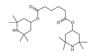 bis(2,2,6,6-tetramethylpiperidin-4-yl) hexanedioate结构式