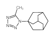 1H-Tetrazole,5-methyl-1-tricyclo[3.3.1.13,7]dec-1-yl- Structure