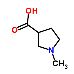 1-methylpyrrolidine-3-carboxylic acid Structure
