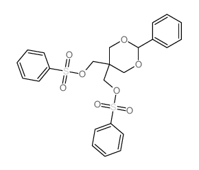 1,3-Dioxane-5,5-dimethanol,2-phenyl-, 5,5-dibenzenesulfonate Structure