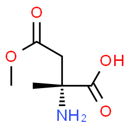 D-Aspartic acid, 2-methyl-, 4-methyl ester (9CI)结构式