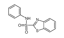 N-phenyl-1,3-benzothiazole-2-sulfonamide Structure