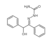 2-hydroxy-2-phenylacetophenone semicarbazone结构式