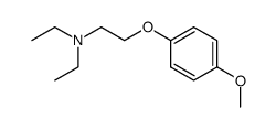 2-(4-methylphenoxy)triethylamine Structure