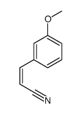 3-(3-methoxyphenyl)prop-2-enenitrile Structure