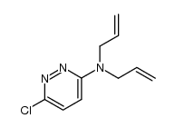 N,N-diallyl-6-chloropyridazin-3-amine结构式