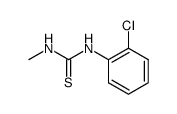 N-(2-chloro-phenyl)-N'-methyl-thiourea结构式