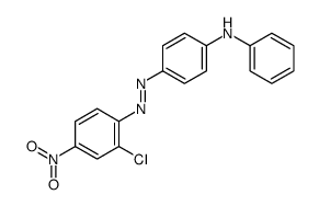 4-[(2-chloro-4-nitrophenyl)azo]-N-phenylaniline结构式