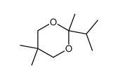 2-isopropyl-2,5,5-trimethyl-1,3-dioxane结构式