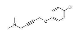 4-(4-chlorophenoxy)-N,N-dimethylbut-2-yn-1-amine Structure