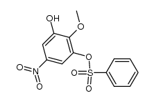 5-Nitro-pyrogallol-1-benzolsulfonat-2-methylaether结构式