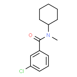 3-Chloro-N-cyclohexyl-N-methylbenzamide结构式