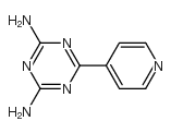 2,4-二氨基-6-(4-吡啶)-s-三嗪结构式