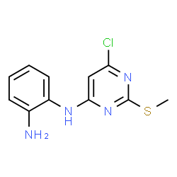 N-(2-AMINOPHENYL)-N-[6-CHLORO-2-(METHYLSULFANYL)-4-PYRIMIDINYL]AMINE picture