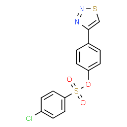 4-(1,2,3-Thiadiazol-4-yl)phenyl 4-chlorobenzenesulfonate picture