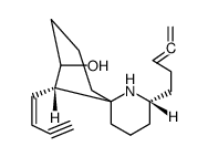 (2S,7S,8S)-7-((Z)-But-1-en-3-ynyl)-2-penta-3,4-dienyl-1-aza-spiro[5.5]undecan-8-ol Structure