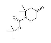 tert-butyl 2,2-dimethyl-4-oxopiperidine-1-carboxylate Structure