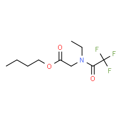 N-Ethyl-N-(trifluoroacetyl)glycine butyl ester structure