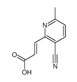3-(3-cyano-6-methylpyridin-2-yl)prop-2-enoic acid结构式