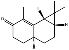 [1aR,(-)]-1,1aβ,2,3,3a,4,5,7bβ-Octahydro-1,1,3aα,7-tetramethyl-6H-cyclopropa[a]naphthalene-6-one picture