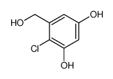 4-Chloro-5-(hydroxymethyl)-1,3-benzenediol Structure