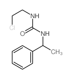 Urea,N-(2-chloroethyl)-N'-(1-phenylethyl)- structure
