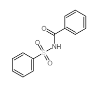 Benzamide,N-(phenylsulfonyl)- Structure