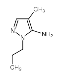4-甲基-2-丙基-2H-吡唑-3-胺结构式