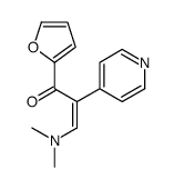 3-(dimethylamino)-1-(furan-2-yl)-2-pyridin-4-ylprop-2-en-1-one Structure