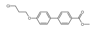 Methyl 4'-(3-chloropropoxy)[1,1'-biphenyl]-4-carboxylate Structure