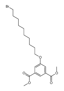 dimethyl 5-(10-bromodecoxy)benzene-1,3-dicarboxylate结构式